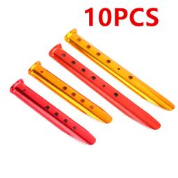 Estacas de alumínio para camping, Ground Pegs, Snow and Sand Tent, Passeios de barco e mochila, Abrigo para piquenique, 10 Pack - Image 1