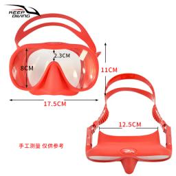 Máscara de mergulho livre para adultos, máscara de mergulho, óculos profissionais, equipamento anti-nevoeiro, roupa de pesca subaquática 1 pc - Image 6