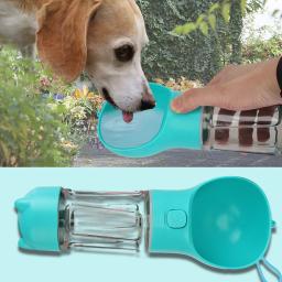 Garrafa de água potável portátil ao ar livre, Dog Bowl, Pet Water Dispenser para cães pequenos e grandes, alimentador de cachorros e gatos, 300ml - Image 1