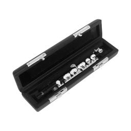Saco De Piccolo De Couro Preto Portátil com Fivela De Metal, 16 Furos, Caixa De Armazenamento De Flauta Curta, Acessórios De Instrumentos Musicais De Sopros - Image 5