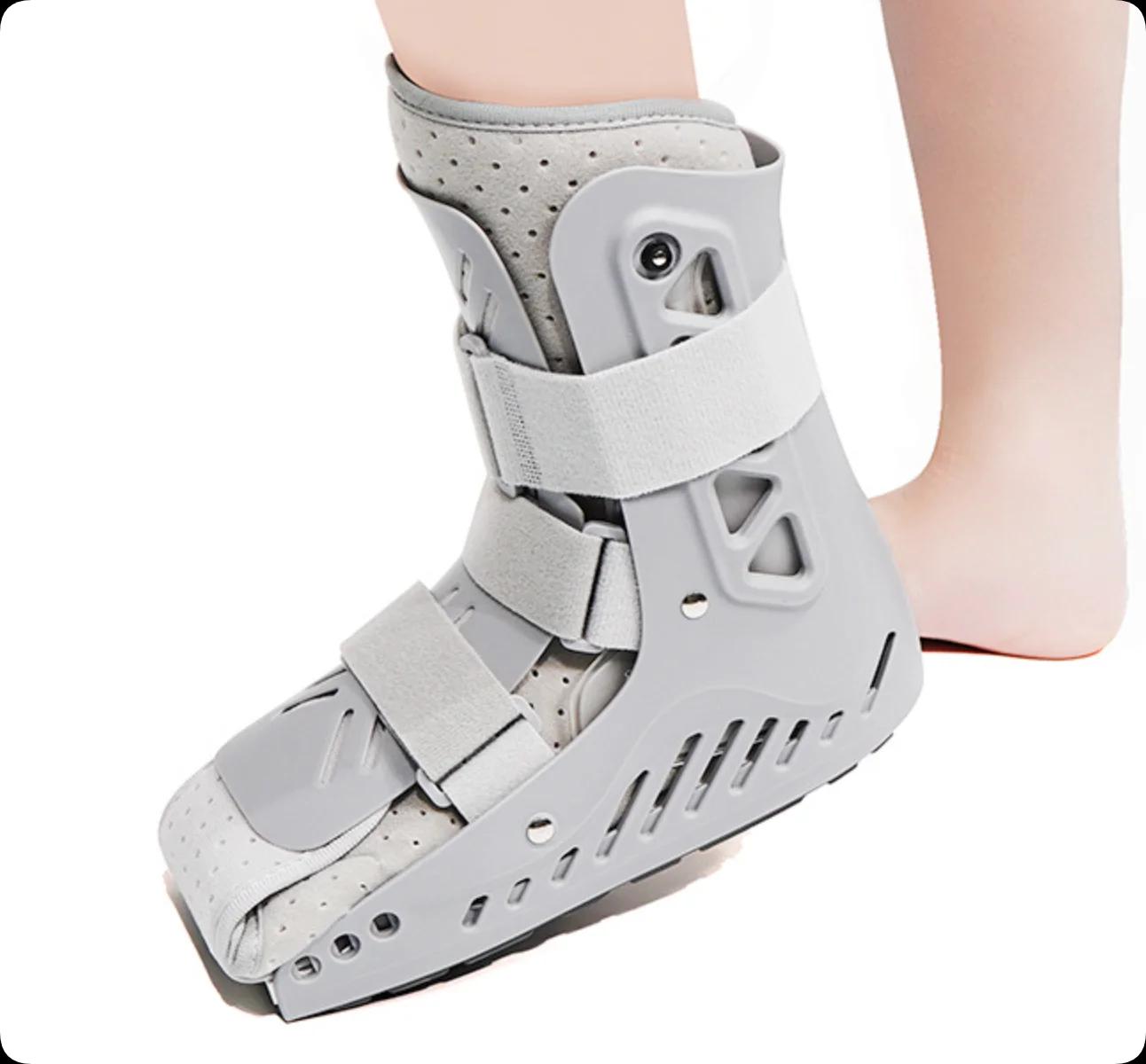 Bota de caminhada para pés quebrados, airbags infláveis independentes duplos e sola antiderrapante, bota de ar cabe em ambos os pés - Image 1