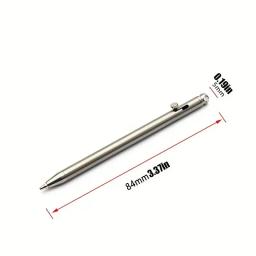 Portátil mini caneta de titânio edc gadget personalidade ao ar livre assinatura criativa caneta - Image 4