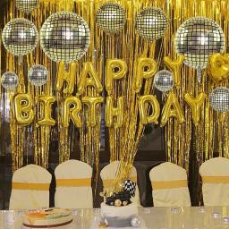 Prata Disco Ball Balões para Dance Party, filme de alumínio espelho, Decorações de aniversário, 10 em, 15 em, 22in, 30PCs - Image 3