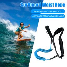 Coleira de cintura para prancha de surf SUP, comprimento máximo de tração de até 10 pés, coleira enrolada para surf iniciante, fornecimento de prática - Image 5