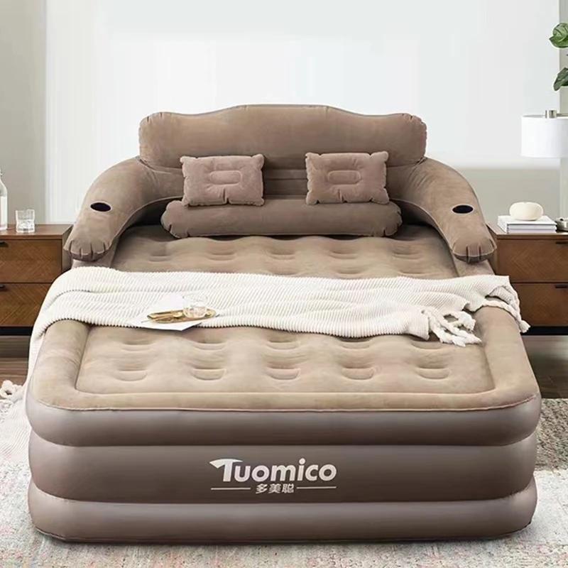 Único colchão inflável dobrável, Cama preguiçosa ao ar livre, Cama home - Image 1