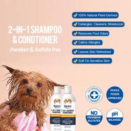 Cat Shampoo E Condicionador 2 em 1, Desodorante Fragrância, Pet Gel de Banho, Shampoo Suprimentos, PH Equilibrado Limpeza, Grooming, Pet Lavagem - Image 4