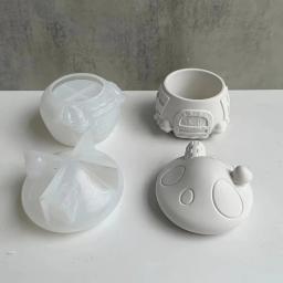 3D Cogumelo Casa Silicone Mold Caixa De Armazenamento, DIY, Aromaterapia, Gesso, Jarra De Vela, Caixa De Jóias, Resina Epóxi, Decoração De Casa - Image 5