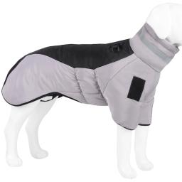 Jaqueta acolchoada reflexiva impermeável do zíper para cães, revestimento quente, roupa do animal de estimação, roupas windproof, inverno - Image 5