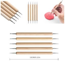 Argila Sculpting Tools Kit, Air Dry, Conjunto de ferramentas de argila para artesanato de cerâmica, cerâmica do polímero, cozimento, escultura, moldagem, moldar - Image 5