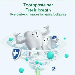 Pet Escova e Creme Dental Set, Gel Creme Dental, Silicone Dedo Toothbrush, Professional Dental Floss, limpeza dos dentes - Image 5
