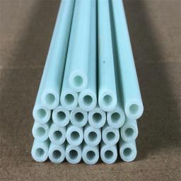 Tubo de fibra de vidro branca, tubo de fibra de vidro de 3mm-12mm com comprimento de 500mm, tubo de aço de vidro oco com 10 peças - Image 4
