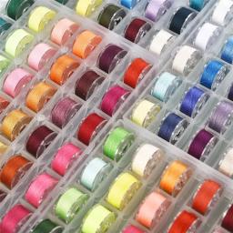 Carretéis De Linha De Poliéster Com Caixa De Armazenamento, Linha De Bobina, Máquina De Costura, Peças De Bordado, 25 Cores - Image 1