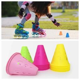 Windproof Hollow Roller Skating Pile, Treinamento Road Cone, Patinação, Futebol, Futebol, Rugby Sports, 10 Pcs - Image 1