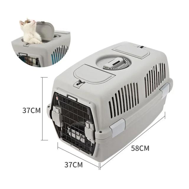 Caixa de Transporte Portátil para Cães Grandes - Pet Air Transport