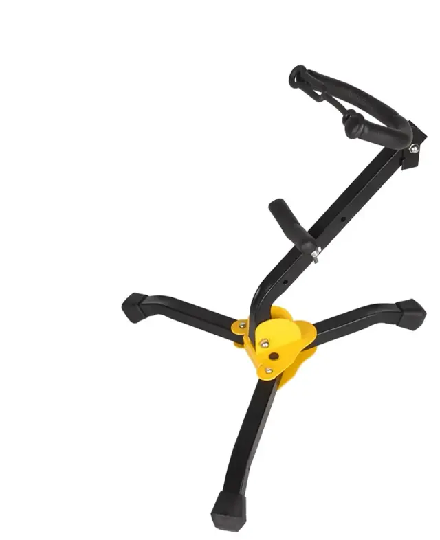 Suporte Dobrável de Metal para Saxofone: Tripé Resistente para Alto e Tenor, Ideal para Instrumentos de Sopros