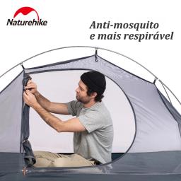 Naturehike barraca de ciclismo para 1 pessoa, ultraleve, barraca de acampamento, à prova d'água, abrigo solar, viagem ao ar livre, caminhadas, 4 estações - Image 4