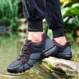Homens mulheres à prova dwaterproof água caminhadas sapatos de acampamento ao ar livre formadores escalada montanha trekking tênis caminhada caça botas táticas - Image 3