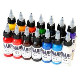 Pigmento de tinta para tatuagem com caixa, Kits de arte corporal semi-permanentes, tintas de beleza profissionais, maquiagem, 30ml, 14 cores - Image 3