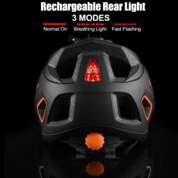 CYCABEL-Capacete de Bicicleta Ultraleve com Luz LED, Capacete Desportivo de Segurança, Estrada, Chapéu de Mountain Bike, Corrida MTB, Ciclismo, 16 Buracos - Image 4