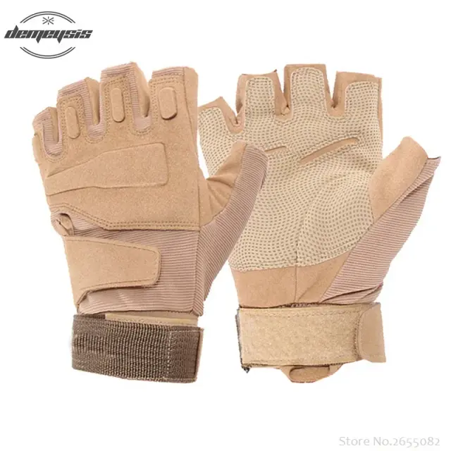 Luvas Esportivas Antiderrapantes para Trilhas, Caça e Atividades ao Ar Livre - Resistência e Conforto para Combate Tático, Escalada e Treinamento de Tiro