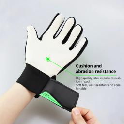 Luvas do goleiro do futebol para crianças, anticolisão, antiderrapante, respirável, látex, meninos, meninas - Image 4