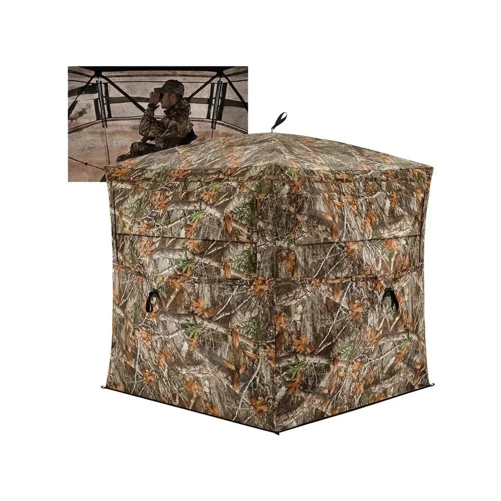 Tenda de camuflagem portátil para camping ao ar livre e caça, ultraleve ângulo de visão, equipamento turístico, 270 graus, 2-3Persons - Image 1