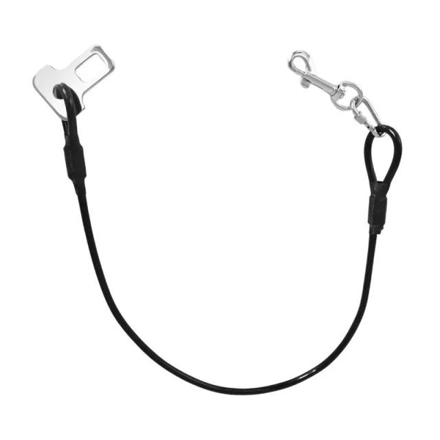 Extensor de Trela Resistente à Mastigação para Animais de Estimação com Corda de Aço e Cinto de Segurança Pesado para Carro