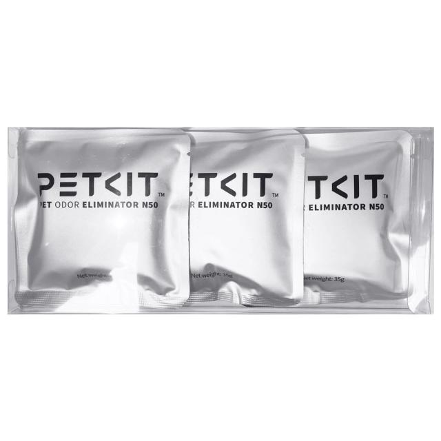 Eliminador de Odores Petkit: Caixa de Areia Auto-Limpante para Gatos com Materiais de Limpeza de Ar Pura Max N50