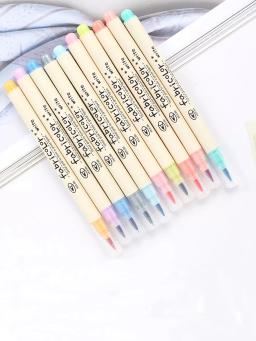 Bview Art 10 Cores Aquarela Escova Marcadores Caligrafia Canetas Soft Brush Marcador para colorir - Image 6