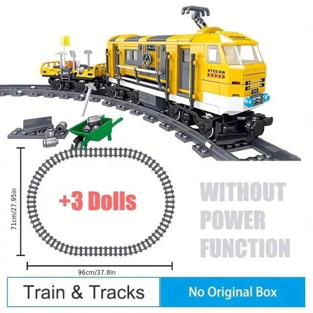 Cidade dos Trens: Blocos de Construção e Ferrovias para Criar e Brincar, Ideais para Presentes de Natal