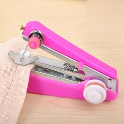 Portátil Manual Máquina De Costura, Operação simples, Ponto Handy, Tecido De Malha, Handmade Bordado, Bordado Mini DIY Vestuário, 1 Conjunto - Image 5