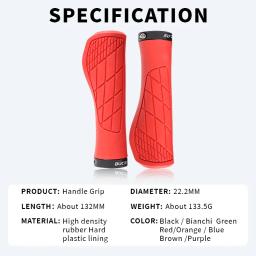 BUCKLOS-Bicicleta guiador Grip, bicicleta Handle Bar Grips, amortecedor, punhos bloqueáveis, acessórios de ciclismo - Image 2