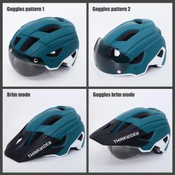 ThinkRider-Capacete de Bicicleta Ultraleve para Homens e Mulheres, Capacete De Ciclismo MTB, Capacetes De Bicicleta De Mountain Road - Image 4