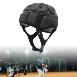 Premium rugby capacete esporte macio eva acolchoado headguard capacete respirável para futebol hóquei no gelo capacete de proteção - Image 2