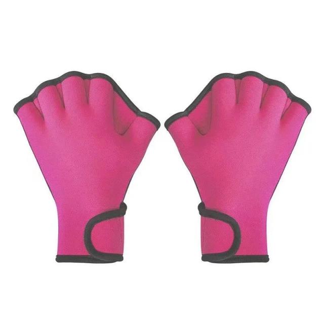 Kit de Natação Flutuante com Hand Fins e Pés de Pato para Treinamento em Esportes Aquáticos - 2 Peças