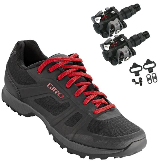 Sapatilha Giro Gauge para Cicloturismo MTB com Pedal Wellgo M919