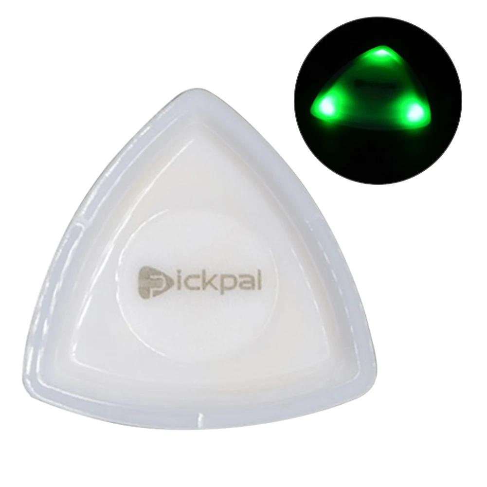 Palheta luminosa de toque para guitarra, palheta luminosa com led brilhante, instrumento musical de cordas, palheta brilhante para guitarristas elétricos baixos - Image 1