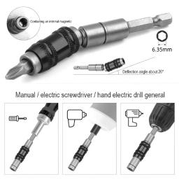 STONEGO-Suporte de broca pivô magnético, modos reto e pivô para metal e madeira, haste de extensão poderosa, 1pc - Image 3