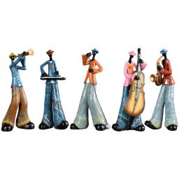 Instrumento Musical Resina Figura Ornamentos, Figurinhas para Decoração de Casa, Sala Acessórios - Image 6