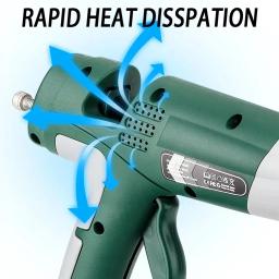 Pistola de cola quente para artes e ofícios, ferramenta de reparo elétrico do calor, Makita, Dewalt, Bosch, Milwaukee, Ryobi, bateria de lítio 18V, DIY - Image 4