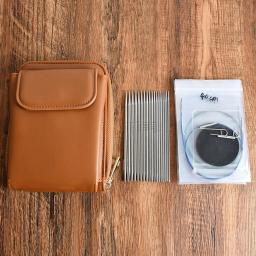 Conjunto de alfinetes circulares de tricô, alfinetes de costura para casa, leves e intercambiáveis, para costurar cachecol, cobertor, avós - Image 3