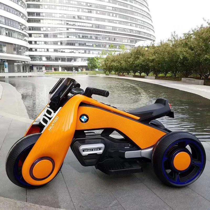 Cooya Novo-Motocicleta Elétrica para Crianças, Masculino e Feminino Crianças Triciclos, Pode Sit Double Drive, Bicicleta Educação Infantil - Image 1