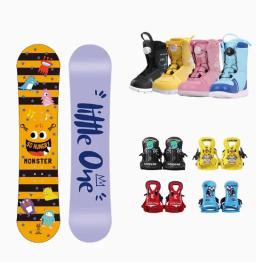 Crianças encadernações raquetes de neve conjunto de snowboard meninos e meninas all-round snowboard crianças snowboard - Image 6