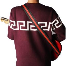Alça de guitarra universal ajustável, cinto de ombro de nylon para baixo elétrico acústico, acessórios para instrumentos musicais - Image 3