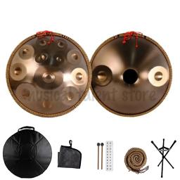 Novo tambor de mão de 17 notas 440/432Hz 22 polegadas Tambor de mão de aço D menor, tons personalizáveis para C/E major e E menor, 14,12,10,9nota - Image 2
