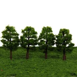 20 peças 8cm mini modelo de árvores micro paisagem decoração trem cenário fazendo acessórios de layout de arquitetura diy - Image 6