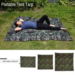 Camuflagem Waterproof Camping Shelter, Toldo Turístico, Canopy Tarp, Tenda Sombra, Jardim Sombrinha, Outdoor Hammock, Ultraleve - Image 1