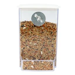 Caixa de alimentação para papagaios e pássaros, dispensador de alimentos, antisplash, alimentador de periquitos, gaiola parafuso, Pet Supplies - Image 4