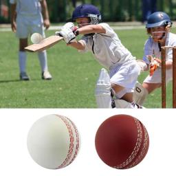 PU Formação Cricket Bolas, Bola de tênis, interior e exterior, Jardim e Praia Prática, 3PCs - Image 1