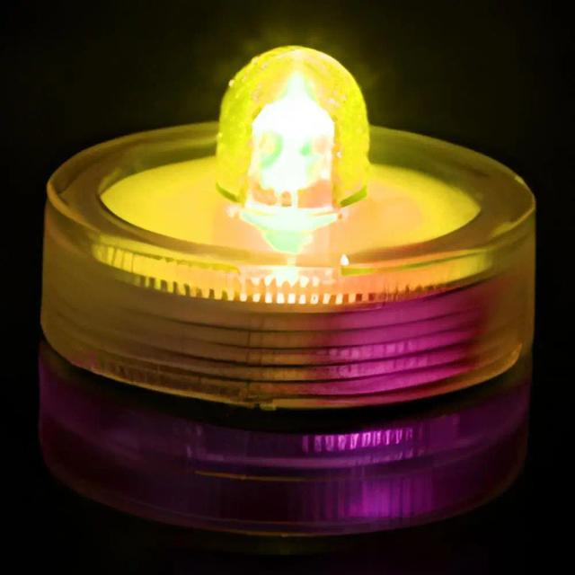 Iluminação Subaquática: Luzes LED à Prova D'Água para Vasos e Aquários, Sem Chama e Operadas por Bateria